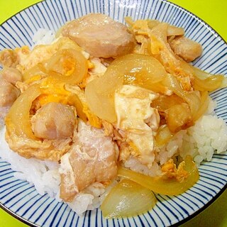 黒糖で親子丼